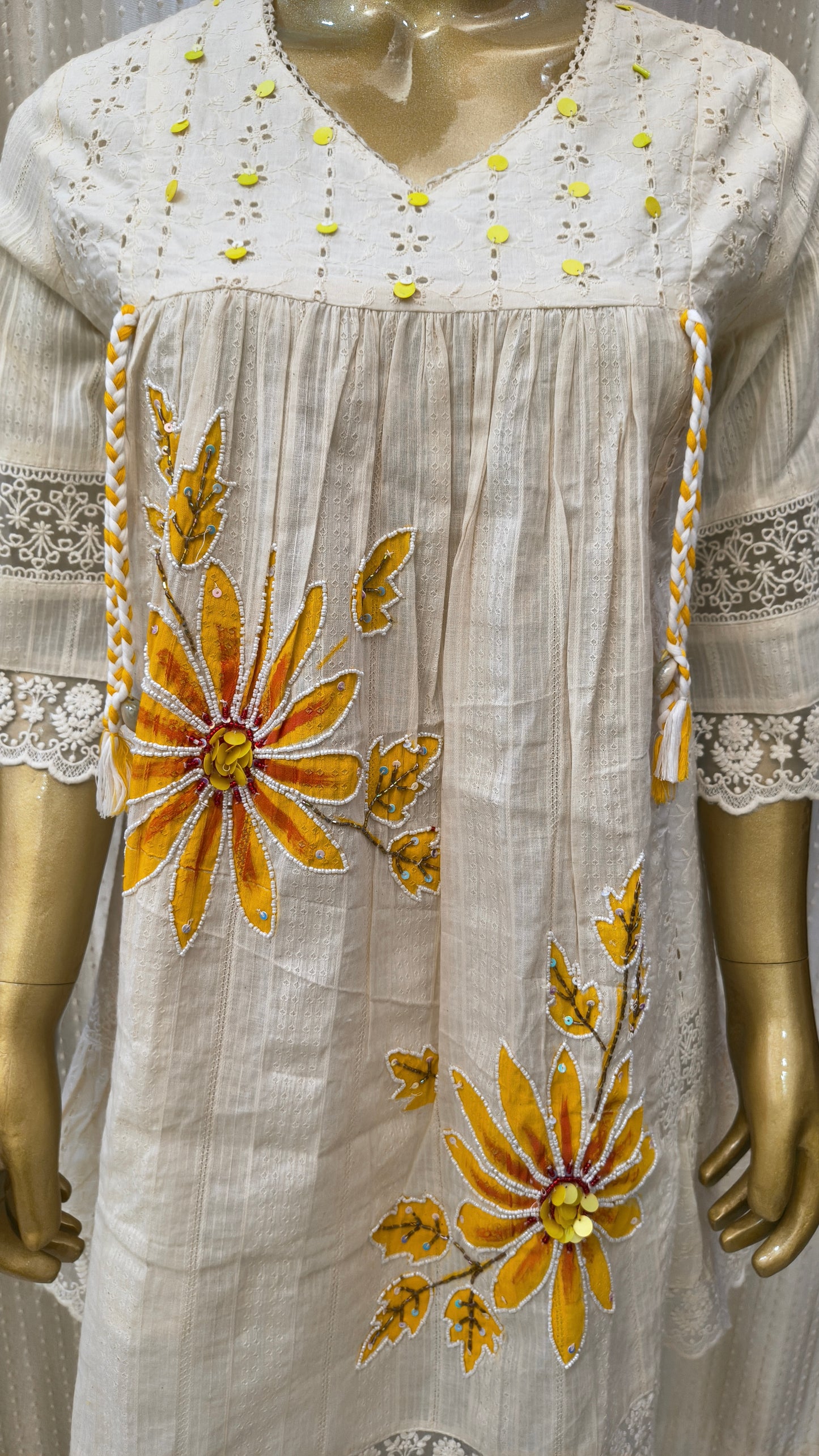 Premium Kora Cotton Brush Painted Short Set