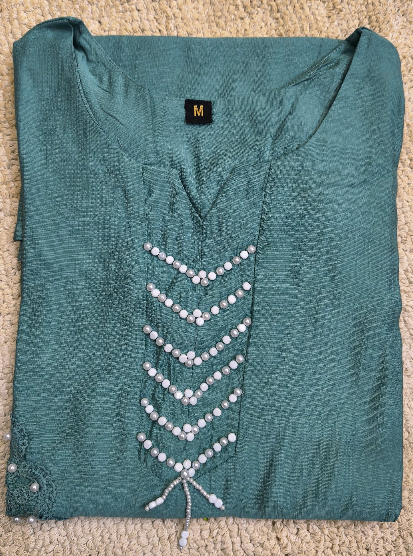 Premium Vertican Cord Set with Hand work design