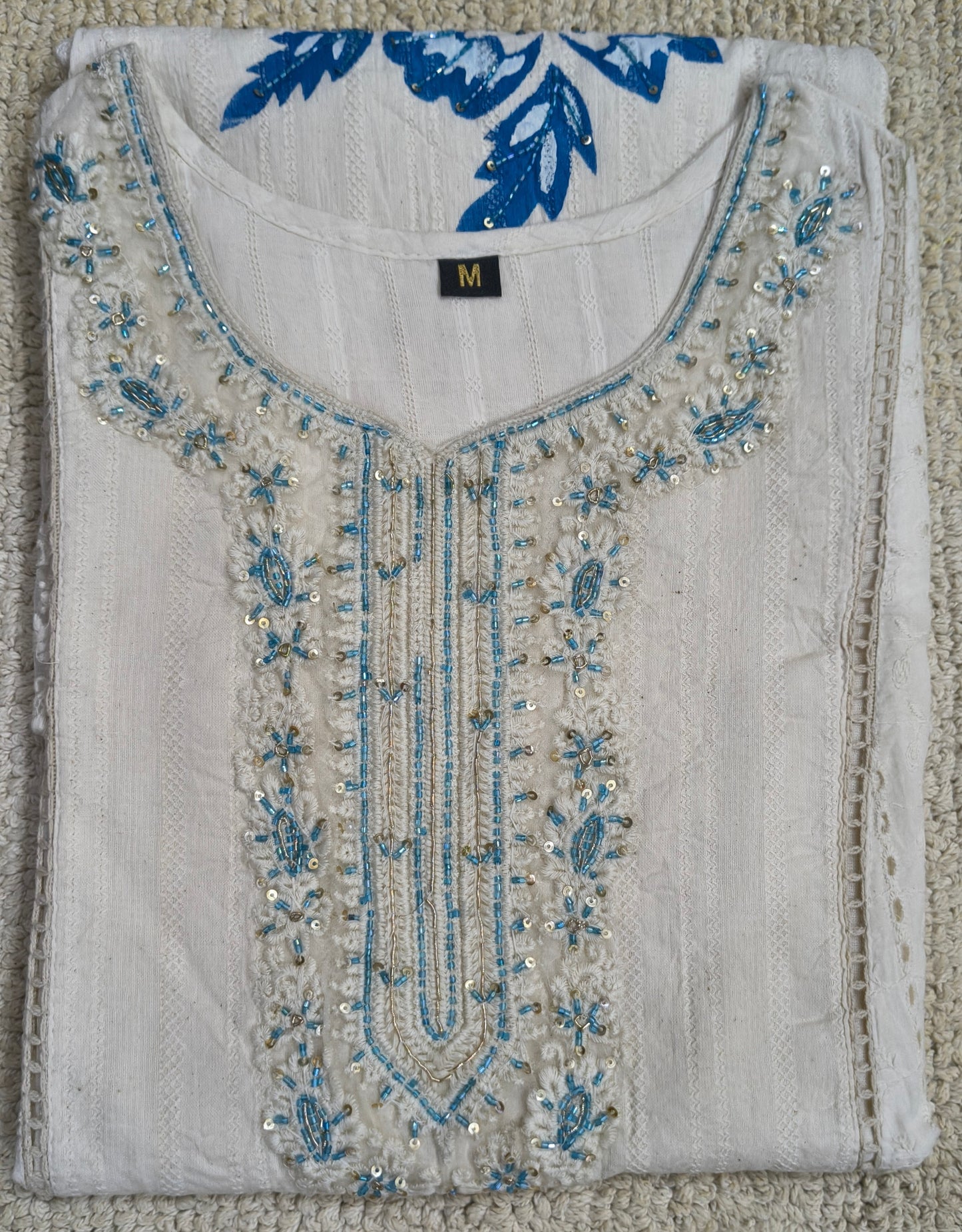 Premium Kora Cotton Brush Painted Suit with Cotton Dupatta