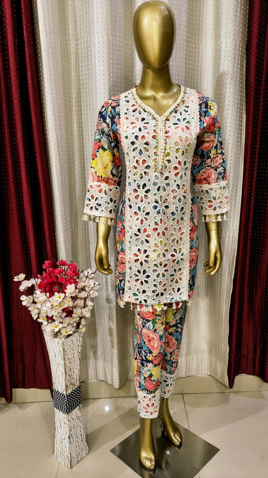 Beautiful Cotto Floral Coord- Multicolour